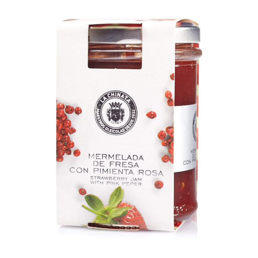 Gem de căpșune cu piper roz La Chinata 210g Delicatessen