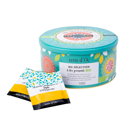 "THES GOURMANDS" - Colectie cu 42 de ceaiuri BIO Terre D`oc 80g - Delicatessen Delicatessen Cadou