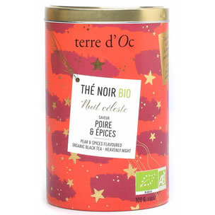 Noapte celesta - ceai negru organic cu pere si mirodenii - Delicatessen Delicatessen