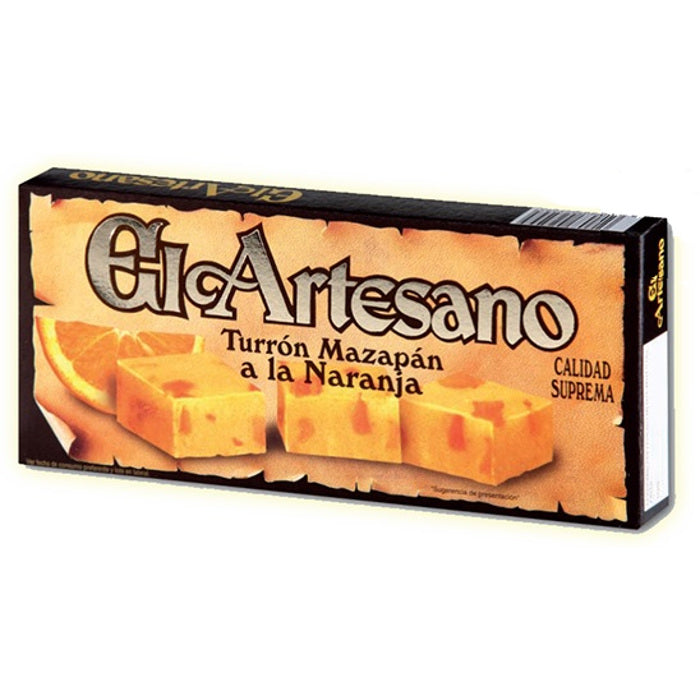 Specialitate de turrón cu portocala El Artesano 200g - Delicatessen Delicatessen Specialitati