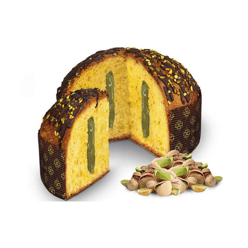 Panettone artizanal cu crema de fistic 750g - Delicatessen Delicatessen