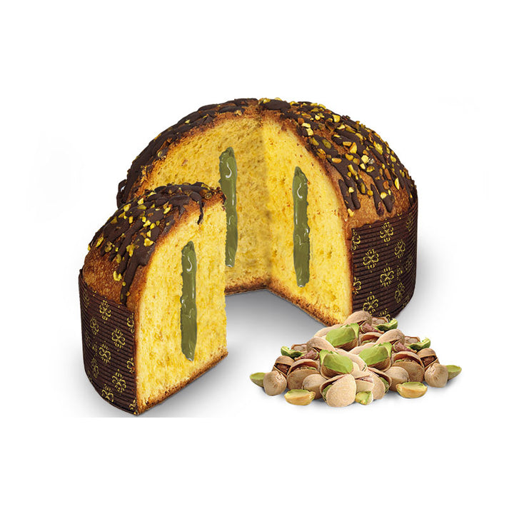 Panettone artizanal cu crema de fistic 750g - Delicatessen Delicatessen