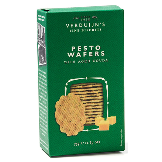 Crackers cu pesto și brânză Gouda Verduijn's Fine Biscuits 75g Delicatessen