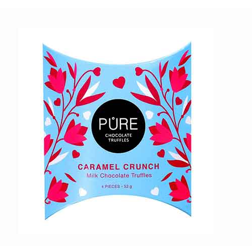 Cutiuță cu trufe cu alune și caramel 4U Bleu Delicatessen