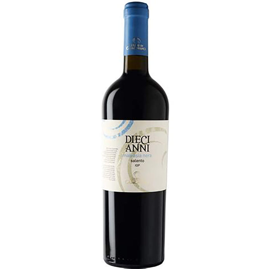 Vin rosu DieciAnni Malvasia Nera Salento IGP, Feudi Di Guagnano 750ml Delicatessen