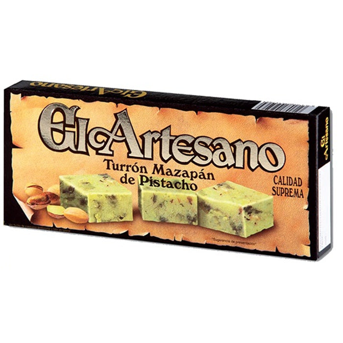 Specialitate de turrón cu fistic El Artesano 200g - Delicatessen Delicatessen Specialitati